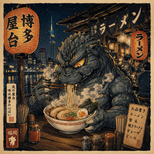 Hakata Kaiju Ramen Graphic Tee