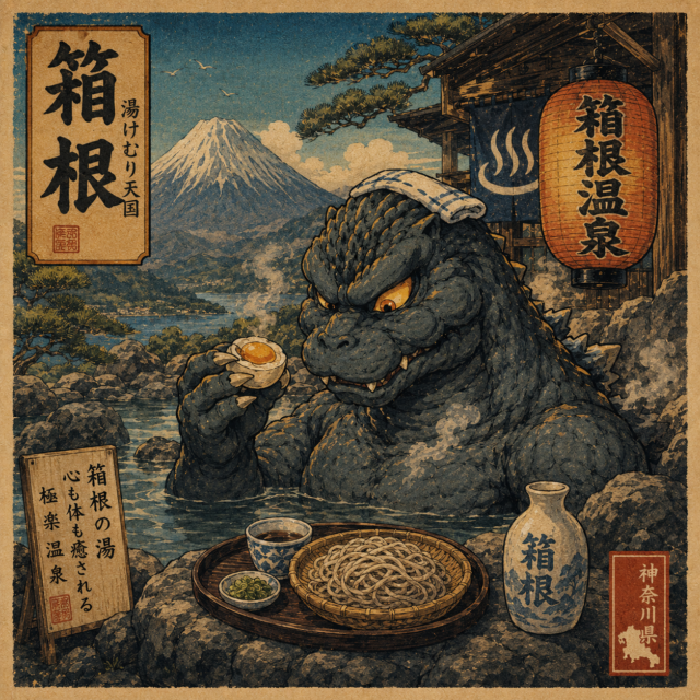 Hakone Kaiju Soba Graphic Tee