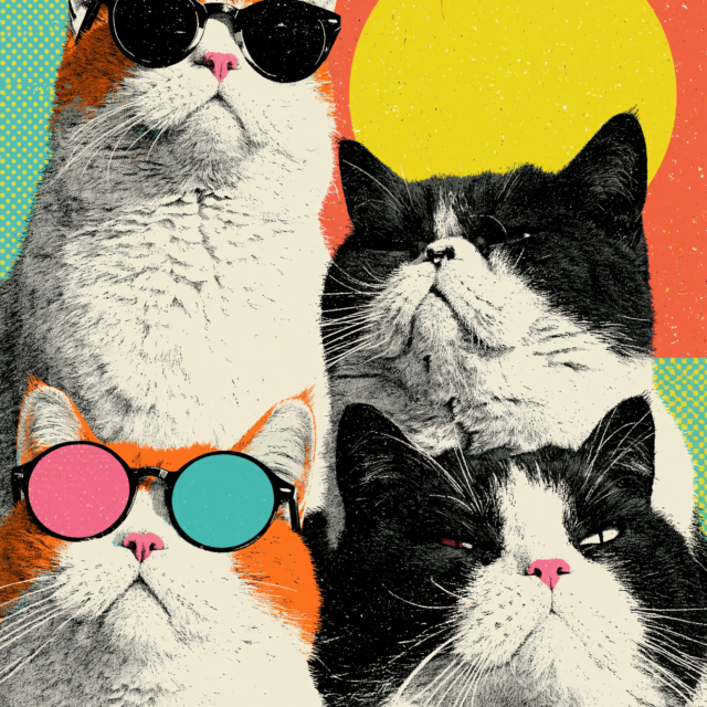 Cat Squad Shades Graphic Tee